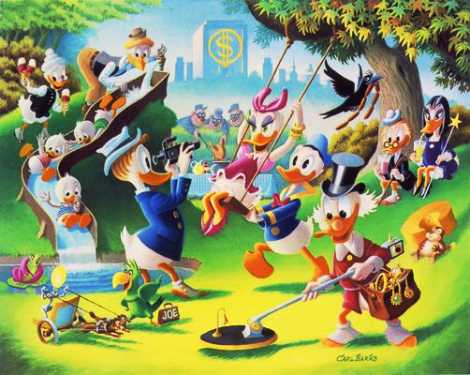 Holiday in Duckburg Carl Barks