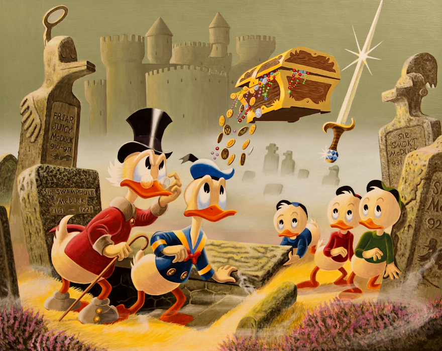 Dubious Doings at Dismal Downs Carl Barks/Gil