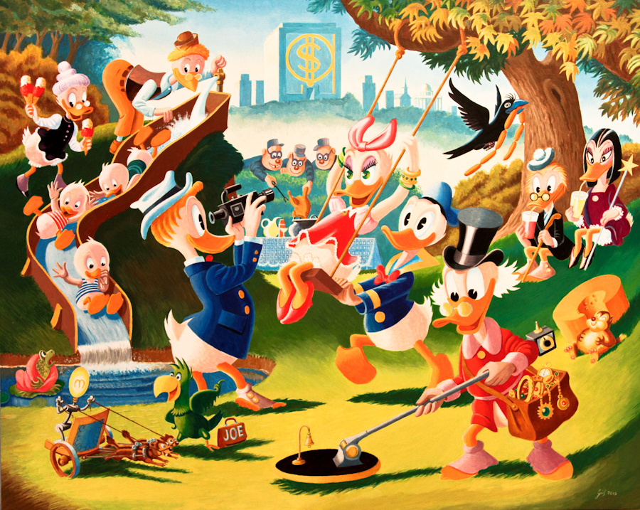 Holiday in Duckburg Gil - Carl Barks