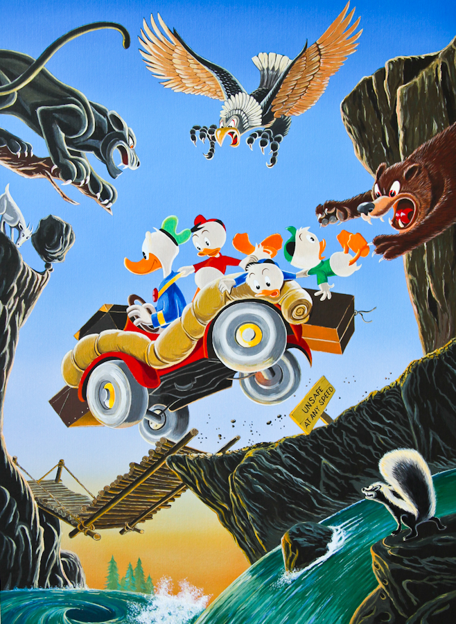 Leaving Their Cares Behind Carl Barks/Gil